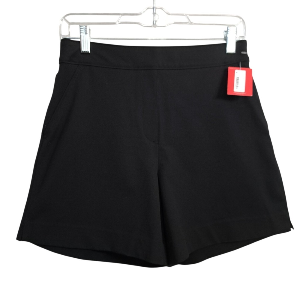 Spanx Women's Small Polished 6" Pull On Shorts Classic Black Smoothing Fabric